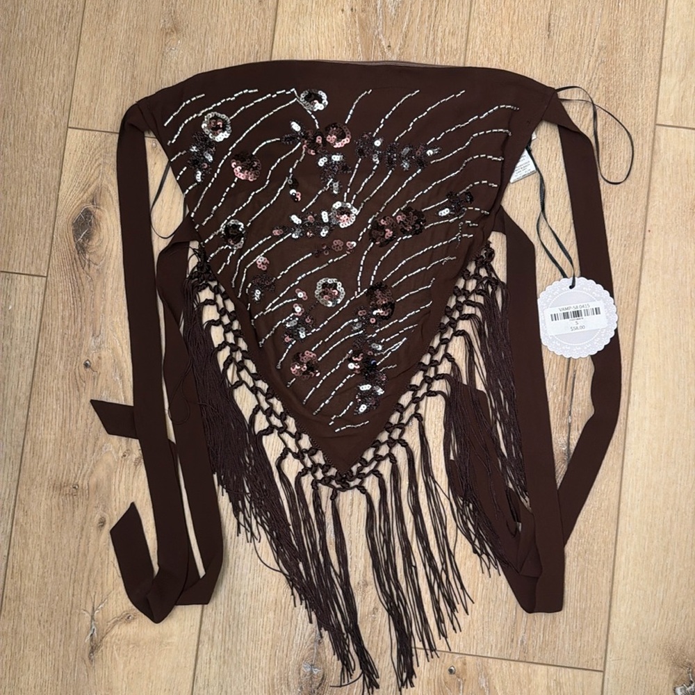 Embellished Bandana Top